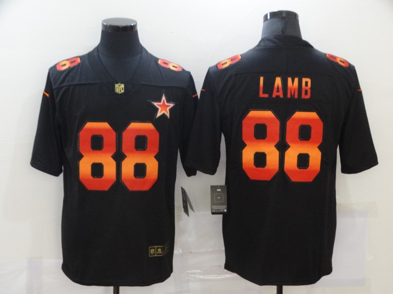 Men's Dallas Cowboys #88 CeeDee Lamb 2020 Black Fashion Limited Stitched NFL Jersey